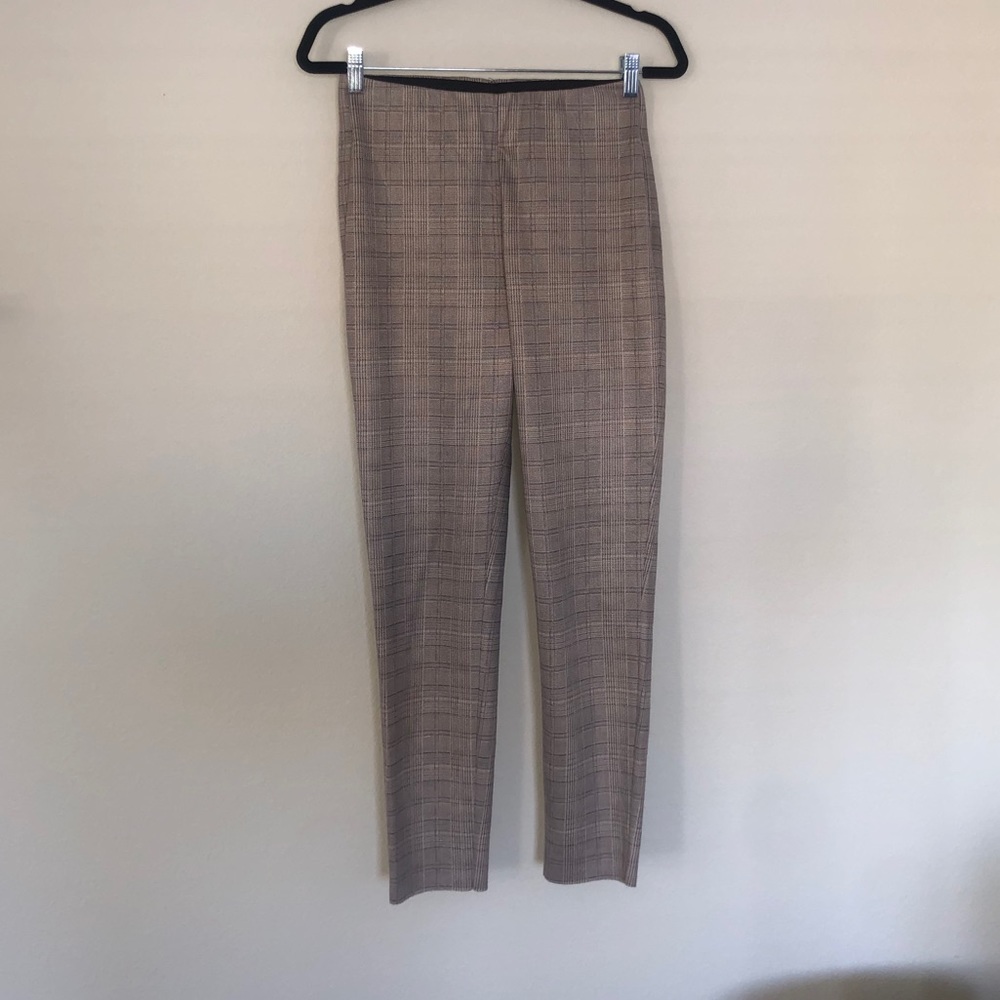 Plaid stretchy pants